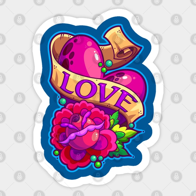 Love Tattoo Sticker by ArtisticDyslexia